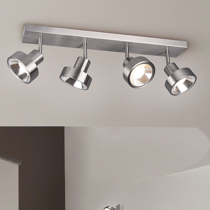 Foco de techo moderno níquel, Fikri Foco de techo moderno níquel, Fikri