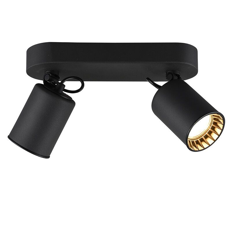 Foco de techo moderno negro, Shaquan