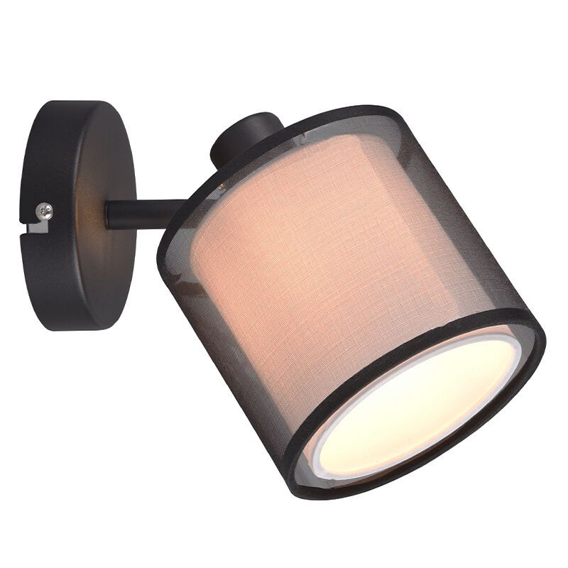 Foco de pared moderno antracita, Mirle