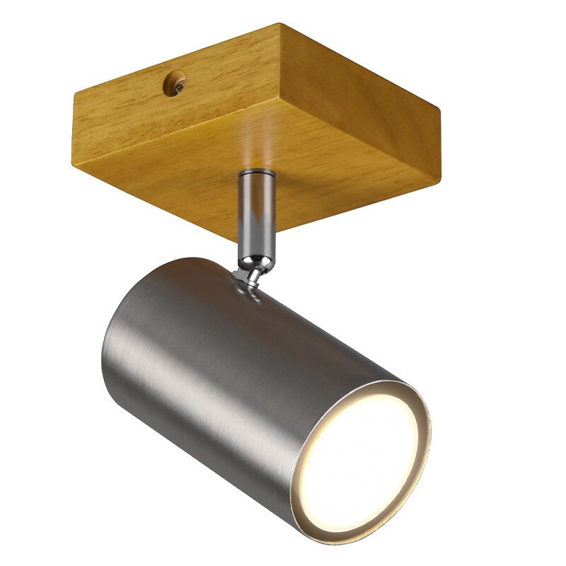 Foco de techo moderno níquel, Kaso