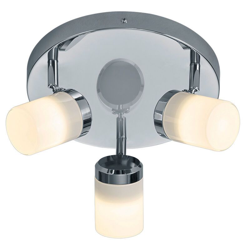 Foco techo baño moderno cromado, Nelis, IP44