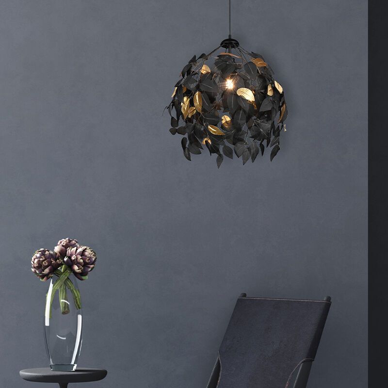 Lámpara colgante retro negra, Urwa Lámpara colgante retro negra, Urwa