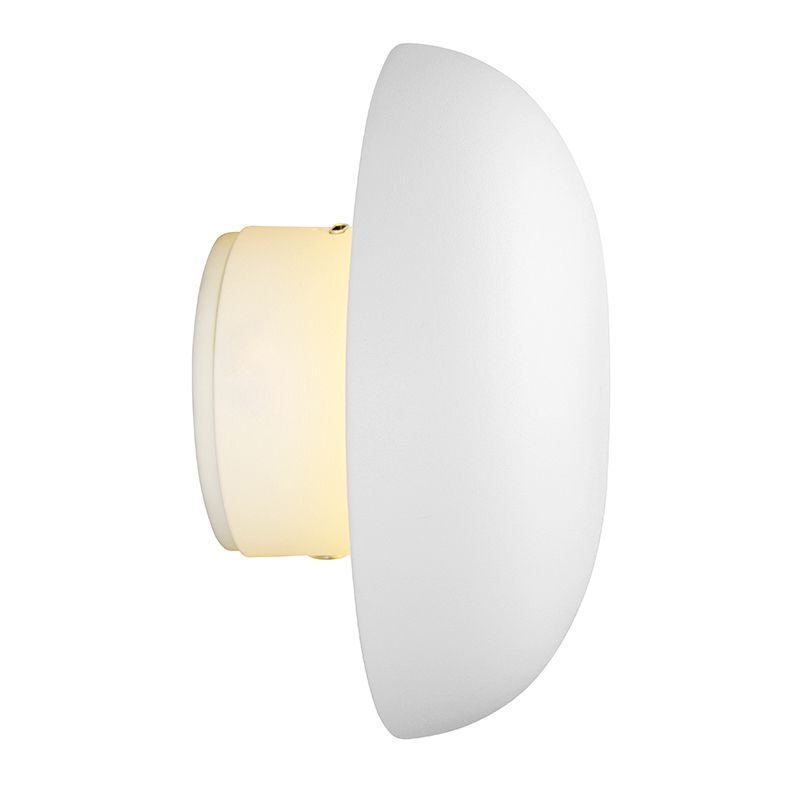 Aplique de pared recargable de metal blanco, Khaoula, 1,5W, 3000K LED, regulable en 3 pasos