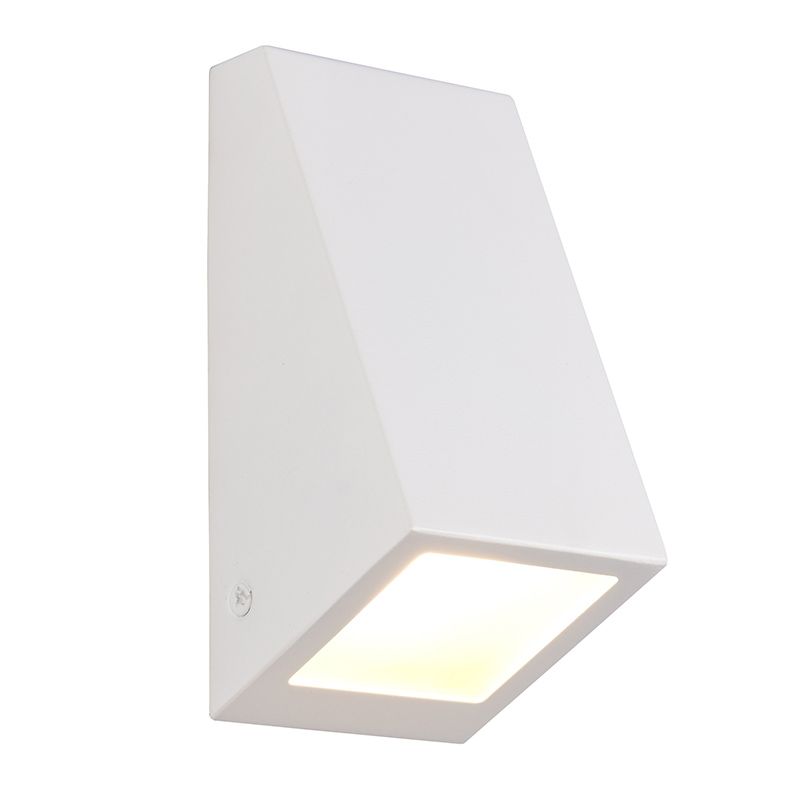 Lámpara exterior moderna blanca, Orkun, IP44