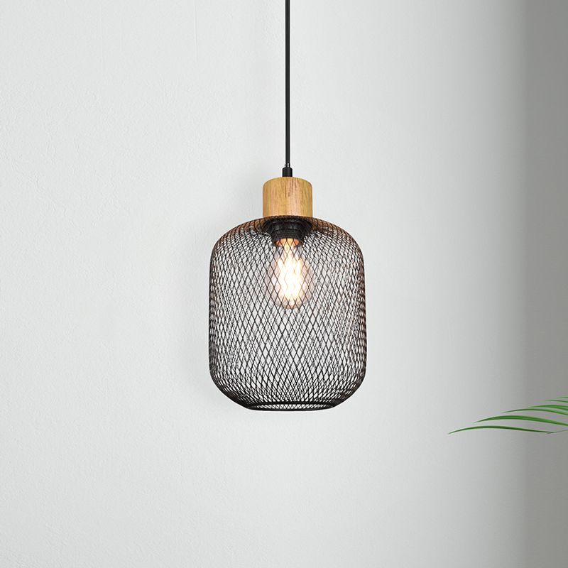 Lámpara colgante vintage negra, Cristel Lámpara colgante vintage negra, Cristel