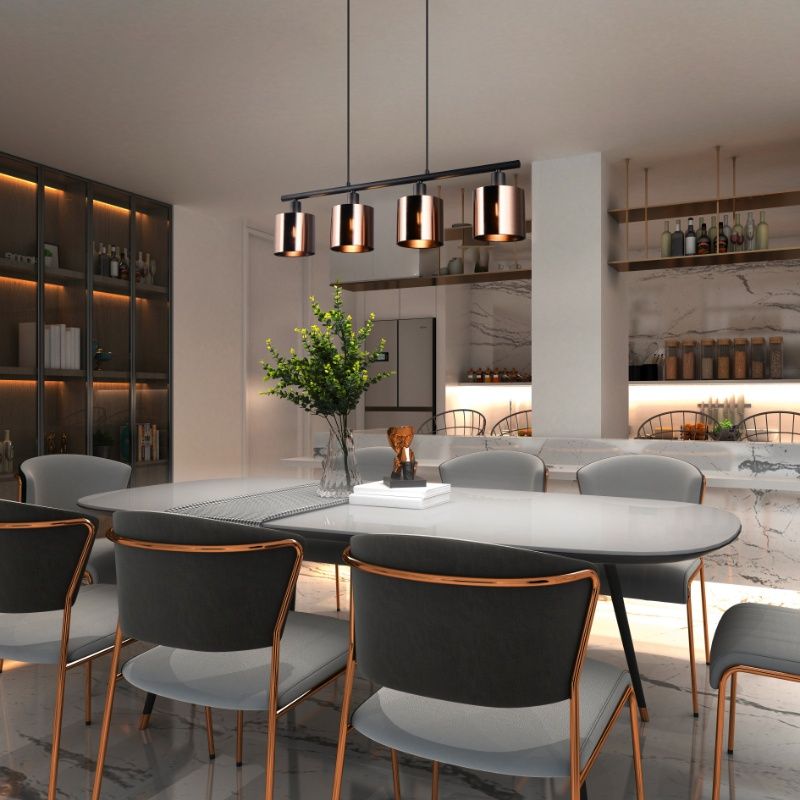 Lámpara colgante diseño bronce, Loeka