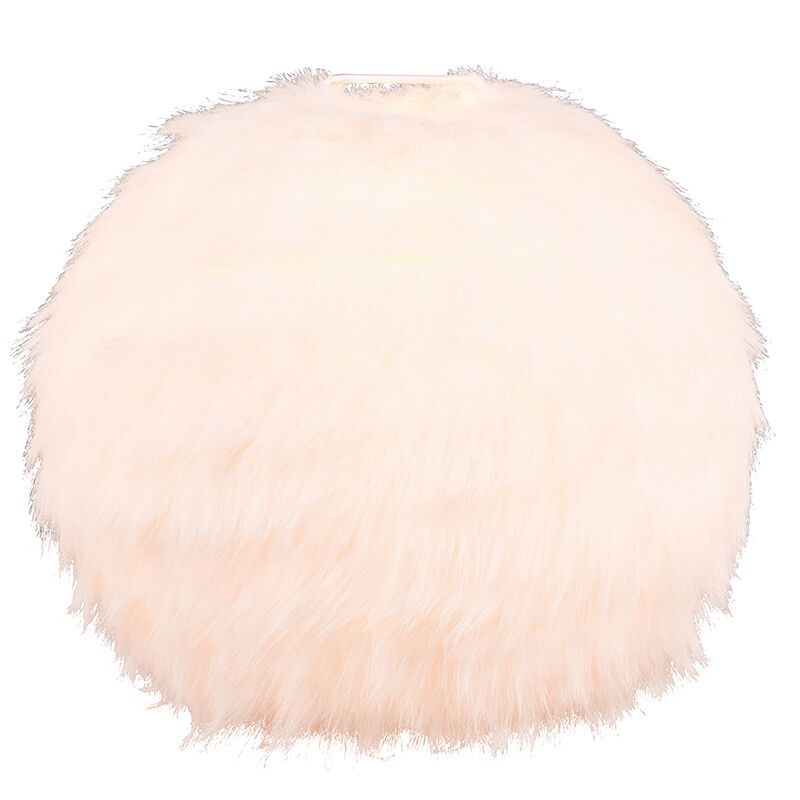 Lámpara de mesa de tela beige, Vijay, con interruptor