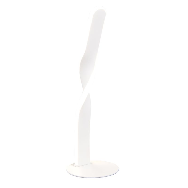 Lámpara de mesa diseño blanca, Quirinus, 10W, 4000K LED, con interruptor Lámpara de mesa diseño blanca, Quirinus, 10W, 4000K LED, con interruptor