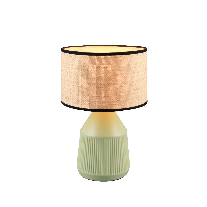Lámpara de mesa de cerámica verde, Shivam Lámpara de mesa de cerámica verde, Shivam