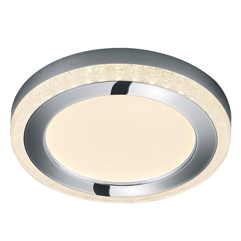 Plafón de techo moderno blanco, Oba, 16W, RGBW LED, con mando a distancia Plafón de techo moderno blanco, Oba, 16W, RGBW LED, con mando a distancia