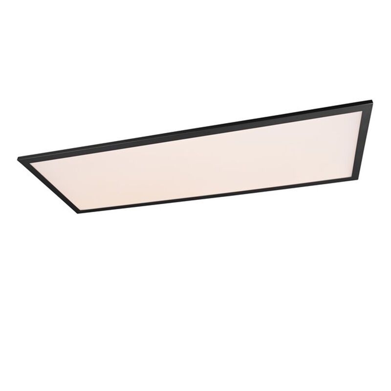 Plafón de techo moderno negro, Marlise, 33,5W, ajustable entre luz blanco cálido y frío LED, con mando a distancia Plafón de techo moderno negro, Marlise, 33,5W, ajustable entre luz blanco cálido y frío LED, con mando a distancia