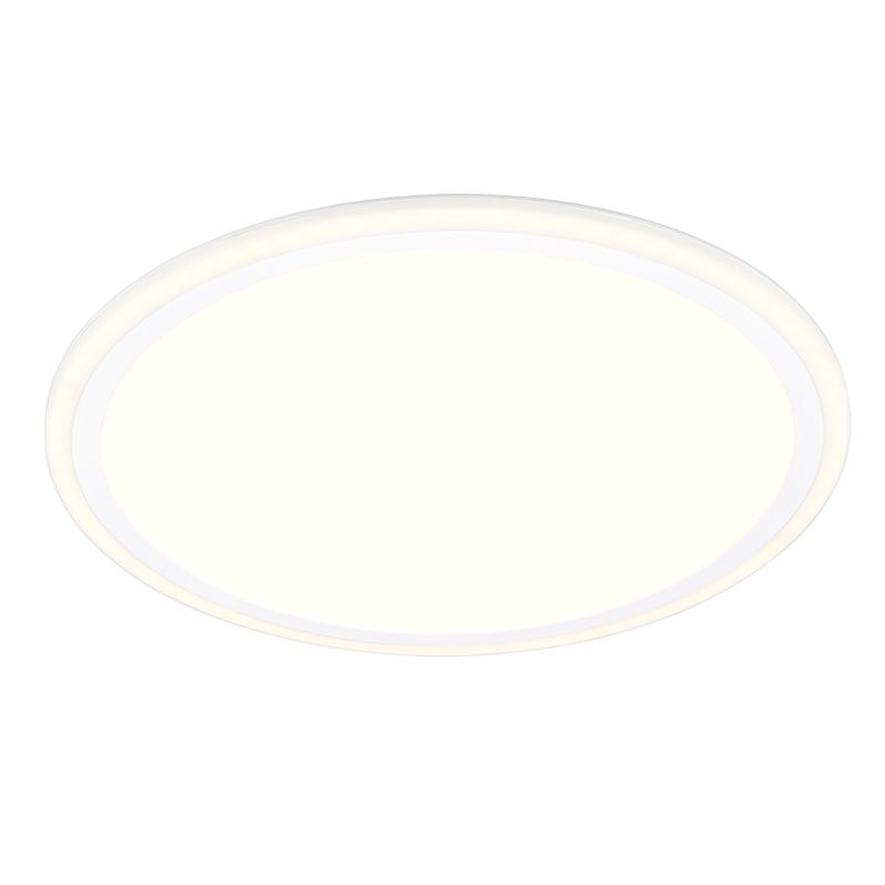 Plafón de techo moderno blanco, Omaima, 17W, 3000K LED
