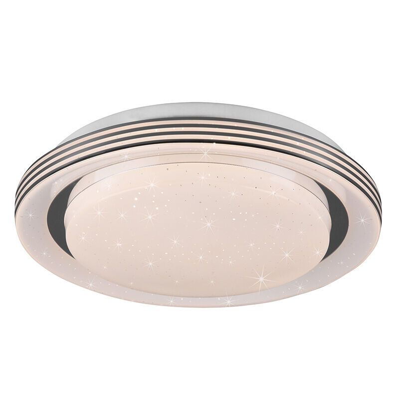 Plafón de techo moderno blanco, Alpha, 10,5W, ajustable entre luz blanco cálido y frío LED, con mando a distancia Plafón de techo moderno blanco, Alpha, 10,5W, ajustable entre luz blanco cálido y frío LED, con mando a distancia