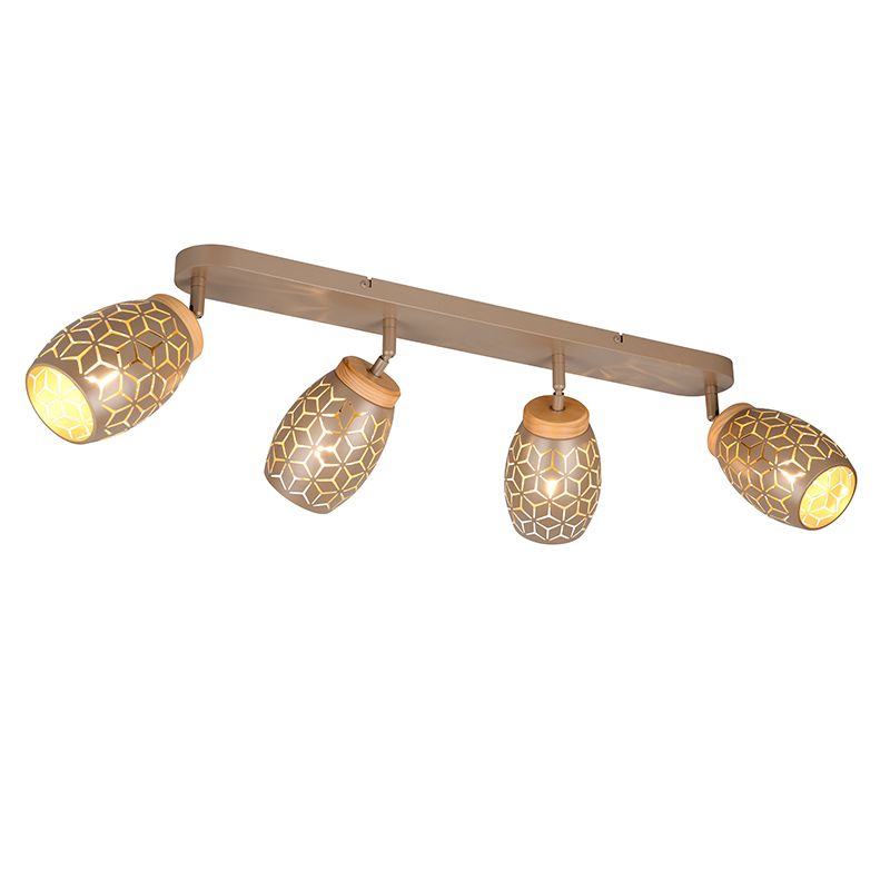 Foco de techo moderno marrón, Delana Foco de techo moderno marrón, Delana