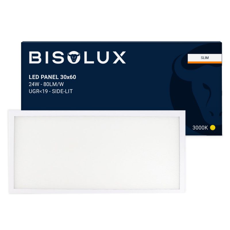 Panel LED 60x30 cm - Bisolux Master - 24W - 3000K