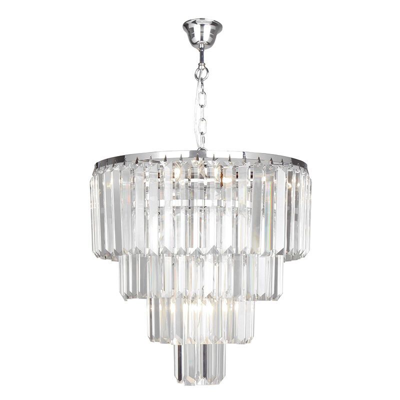 Lámpara colgante cromada diseño, Kajol Lámpara colgante cromada diseño, Kajol