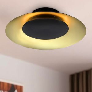 Plafón de techo dorado moderno, Denyse, 15W, 3000K LED