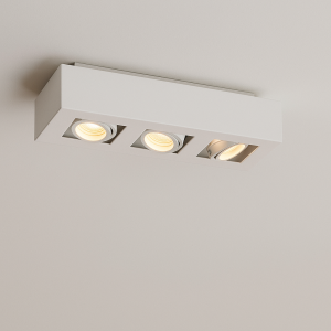 Aplique de techo blanco moderno, Akira