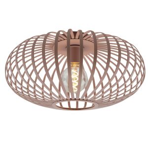 Lámpara de techo rosa industrial, Lieve