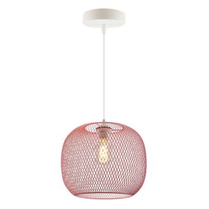 Lámpara colgante rosa industrial, Emado