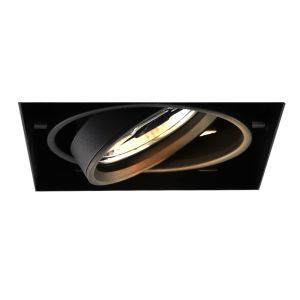 Foco empotrable trimless negro moderno, Joost