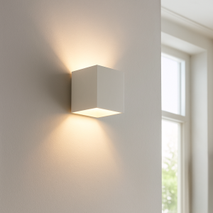 Aplique up down blanco moderno, Dalila