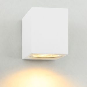 Lámpara exterior blanca de aluminio, Corella, IP44