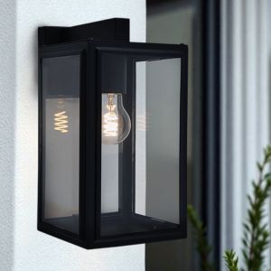 Lámpara exterior negra moderna, Sidney, IP44