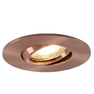 Foco empotrable baño cobre moderno, Jill, IP44