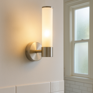 Aplique baño níquel moderno, Callum, IP44