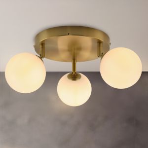 Lámpara de techo baño blanca moderna, Amer, IP44