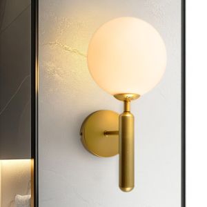 Aplique baño latón moderno, Tiemen, IP44