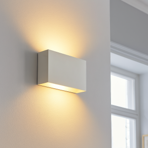Aplique blanco moderno, Perry