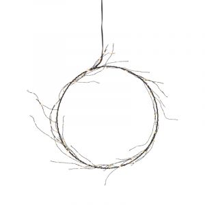 Luces navideñas colgantes 24cm, 95 Leds, con enchufe