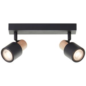 Foco de techo negro moderno, Soscha