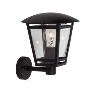 Lámpara exterior negra moderna, Jedidjah, IP44