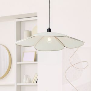 Lámpara colgante beige rústica, Tomer