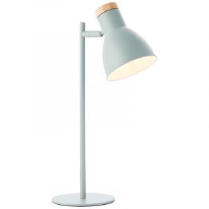Lámpara de mesa de madera verde, Malu