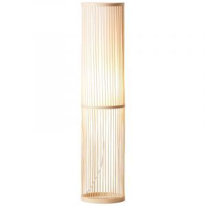 Lámpara de pie madera, Kayra, con interruptor