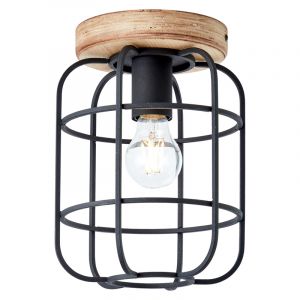 Lámpara de techo de madera negra, Taede