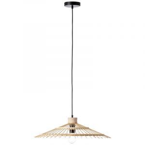 Lámpara colgante de madera negra, Idris