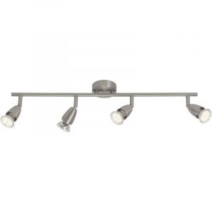 Lámpara de techo cromada de metal, Keysha, 3W, 3000K LED