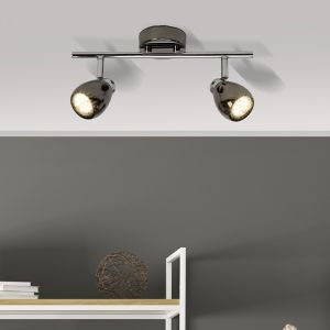 Lámpara de techo negra de metal, Khadra, 3W, 3000K LED