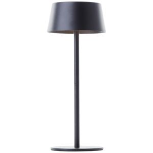 Aplique solar exterior negro moderno, Soumaya, 4W, 3000K LED, IP44, regulable en 3 pasos