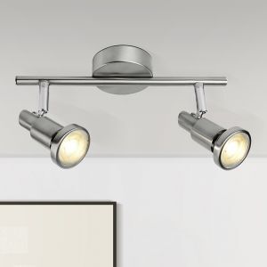 Foco de techo cromado de metal, Robel, 7W, 3000K LED