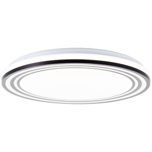 Lámpara de techo negra moderna, Merlijn, 36W, white switch LED, con mando a distancia