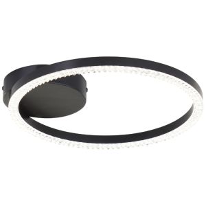 Lámpara de techo negra diseño, Maladon, 12W, 4000K LED