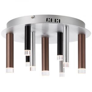 Lámpara de techo plateada moderna, Olivia, 4W, 3000K LED
