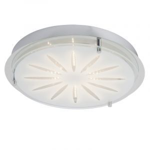 Aplique cromado de vidrio, Danae, 15W, 3000K LED