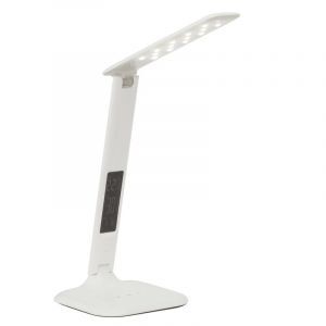 Flexo blanco moderno, Naila, 5W, ajustable entre luz blanco cálido y frío LED, con regulador táctil